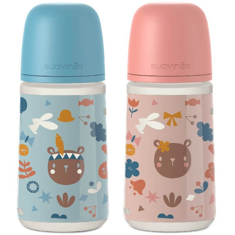 Suavinex Forest PP Bottle 270ml with Physiological Silicone Teat