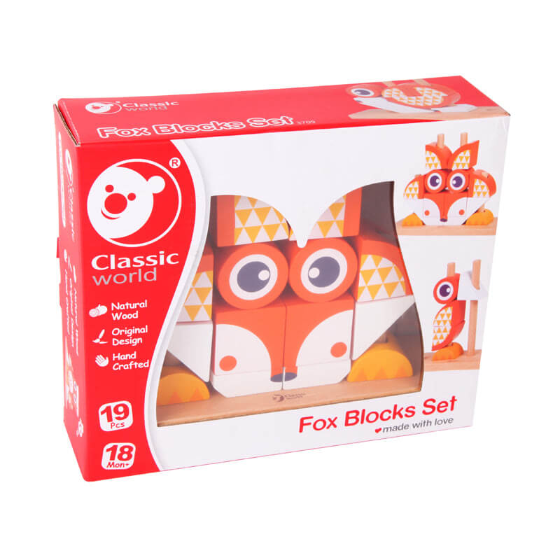 Classic World Fox Blocks Set