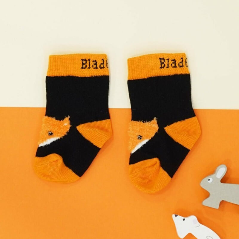 Blade & Rose Fox Fluffy Socks - 1-2 years
