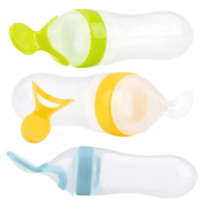 Nuby Garden Fresh™ Silicone Squeeze Feeder with 2 Spoons