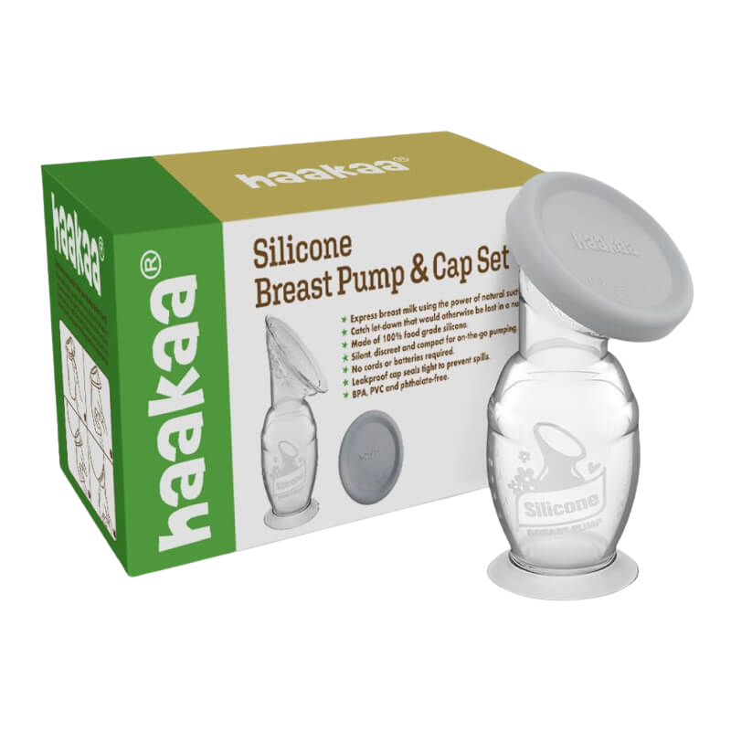 Haakaa Generation 2 Silicone Breast Pump & Cap Set 150ml