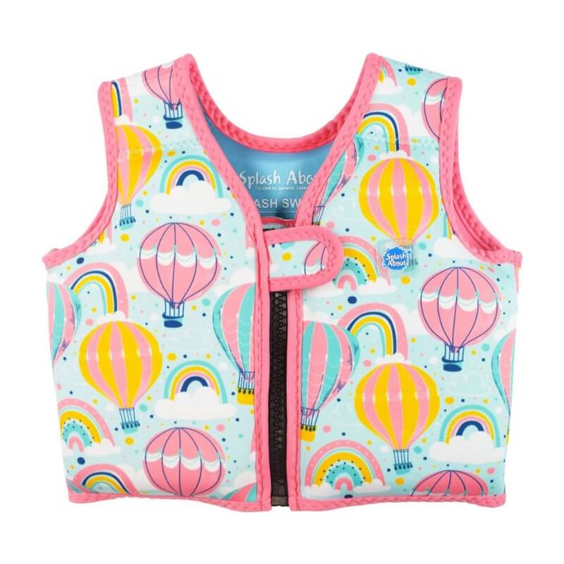 Splash About Go Splash Swim Vest - Over the Rainbow - Large 4-6y