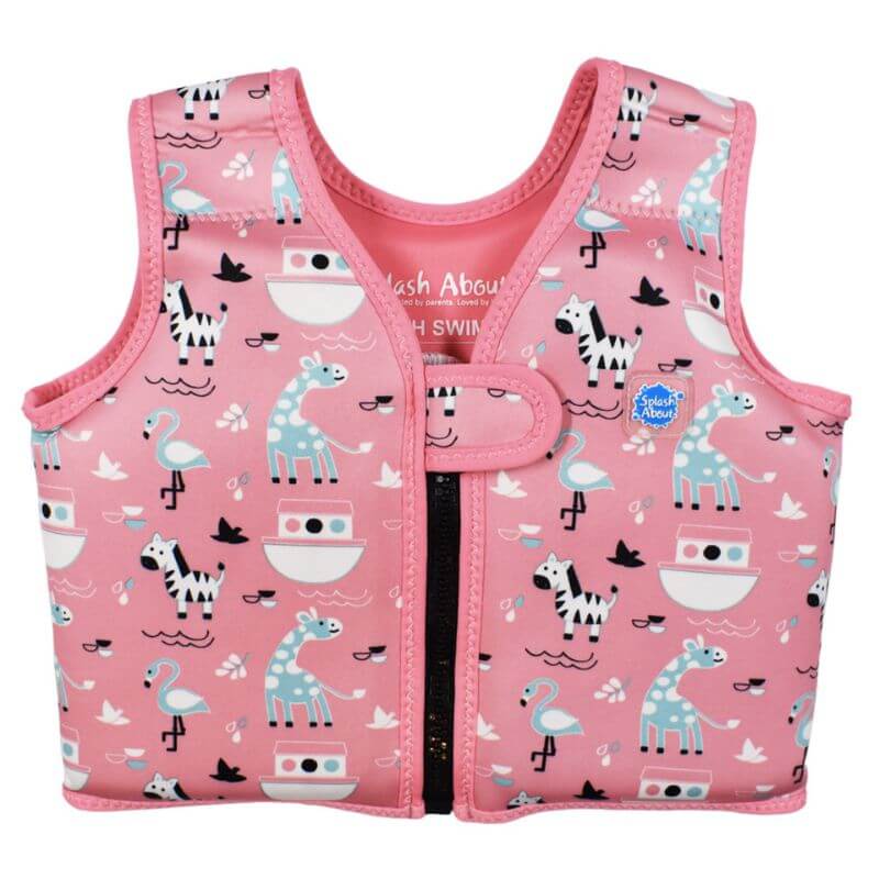 Splash About Go Splash Swim Vest - Pink Ark - Small 1-2y