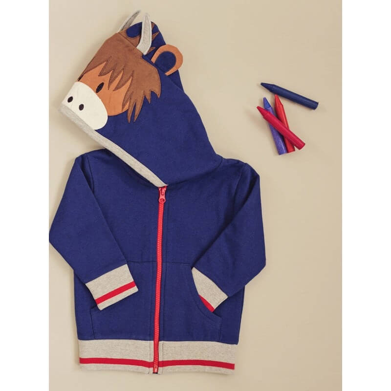 Blade & Rose Highland Cow Hoodie - 2-3 Years