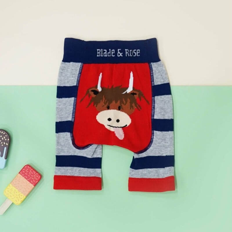 Blade & Rose Highland Cow Shorts - 3-4 Years