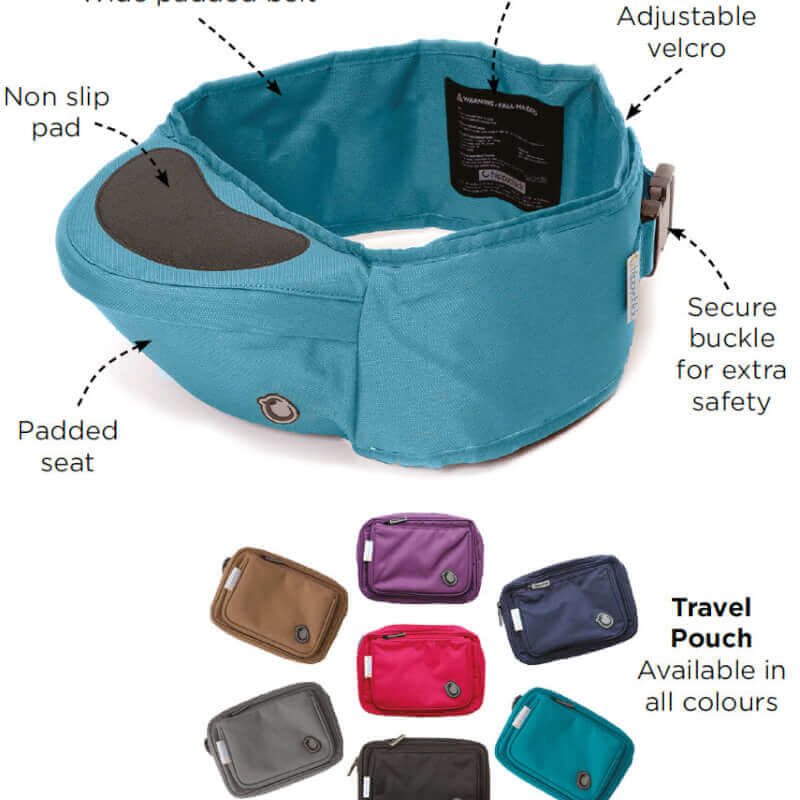 Hippychick Hipseat - Denim Blue