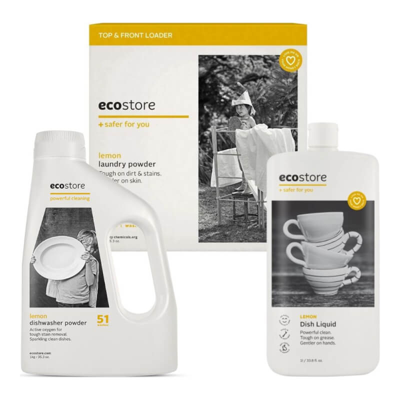 Ecostore Home Cleaning Bundle - Lemon Scent