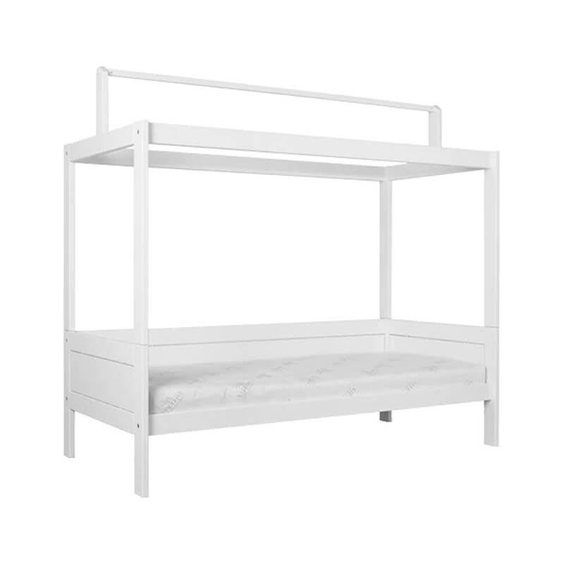 LIFETIME Kidsrooms House Bed with Roof Construction 90x200cm - White