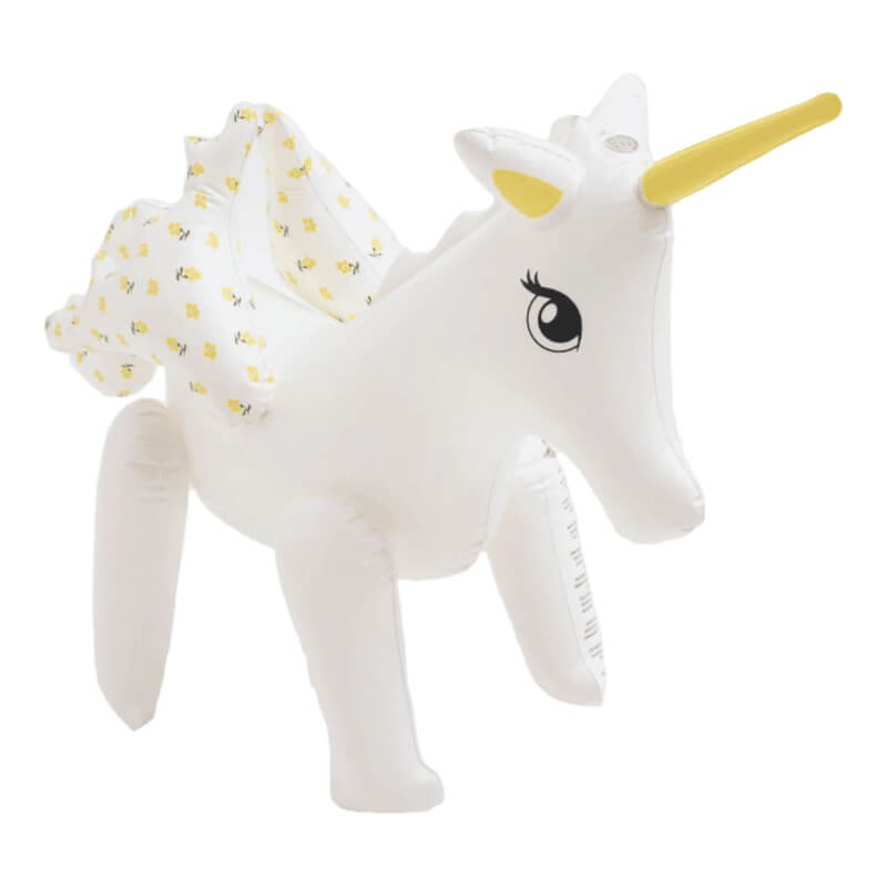 SUNNYLiFE Inflatable Sprinkler - Mima the Unicorn Lemon Lilac