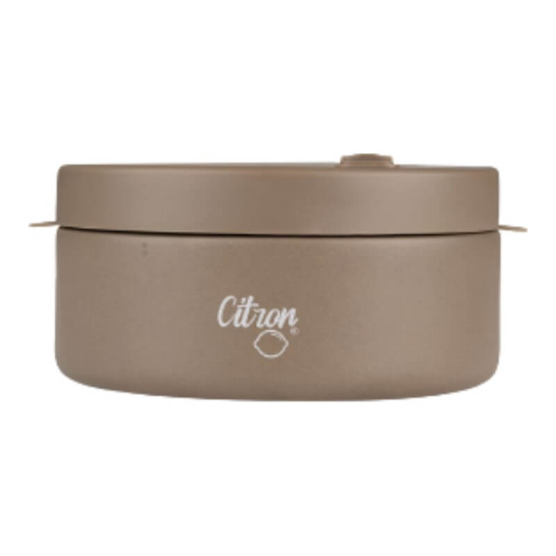 Citron Insulated Food Jar 400ml - Brown