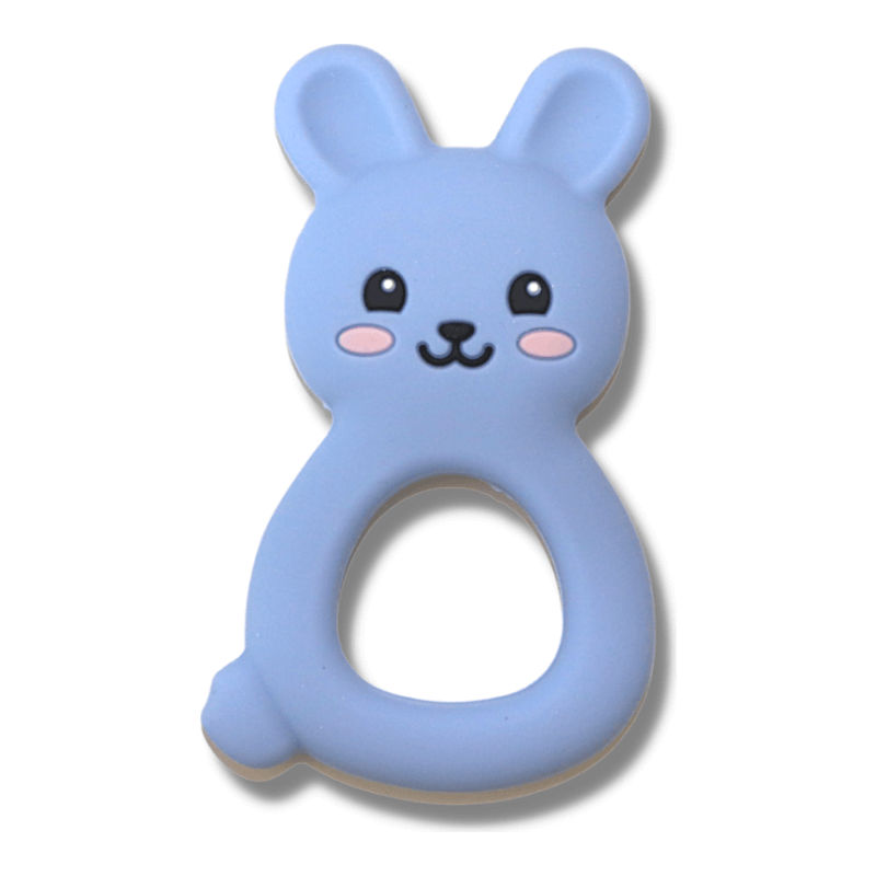 Jellystone Designs Jellies Bunny Teether - Soft Blue