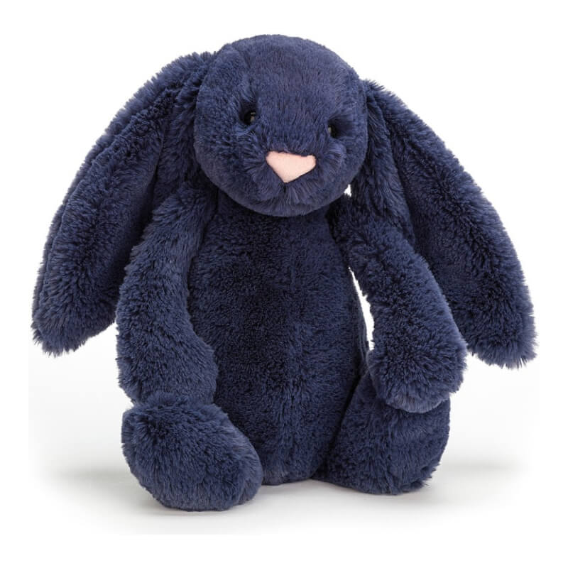 Jellycat Bashful Navy Bunny - Medium 31cm