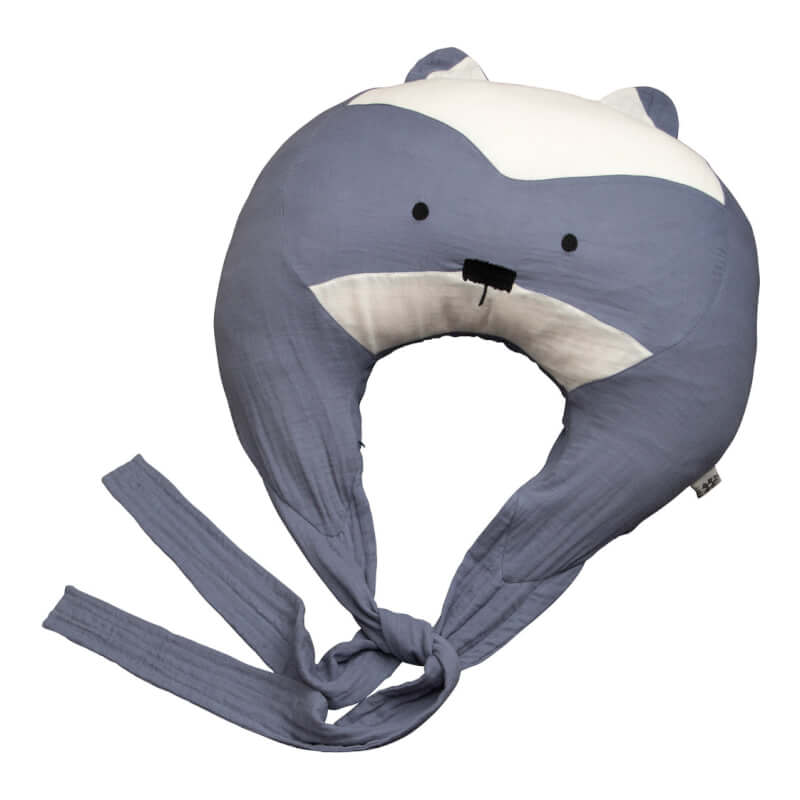 Sebra Interior Kapok Nursing Pillow - Rebel the Racoon