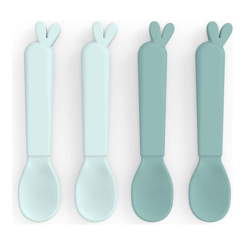 Done by Deer Kiddish Spoon 4-Pack - Lalee - Blue