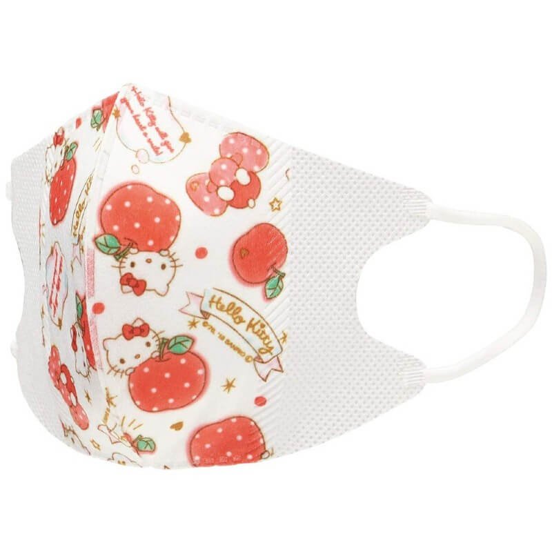 Skater Kids 3D Mask - Hello Kitty Happiness Girl 10-Pieces (4y+)