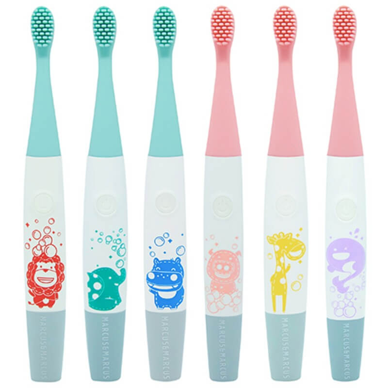 Marcus & Marcus Kids Interactive Sonic Silicone Toothbrush Set