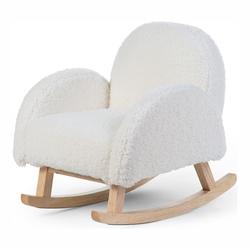 Childhome Kids Rocking Chair - Teddy - Off White / Natural