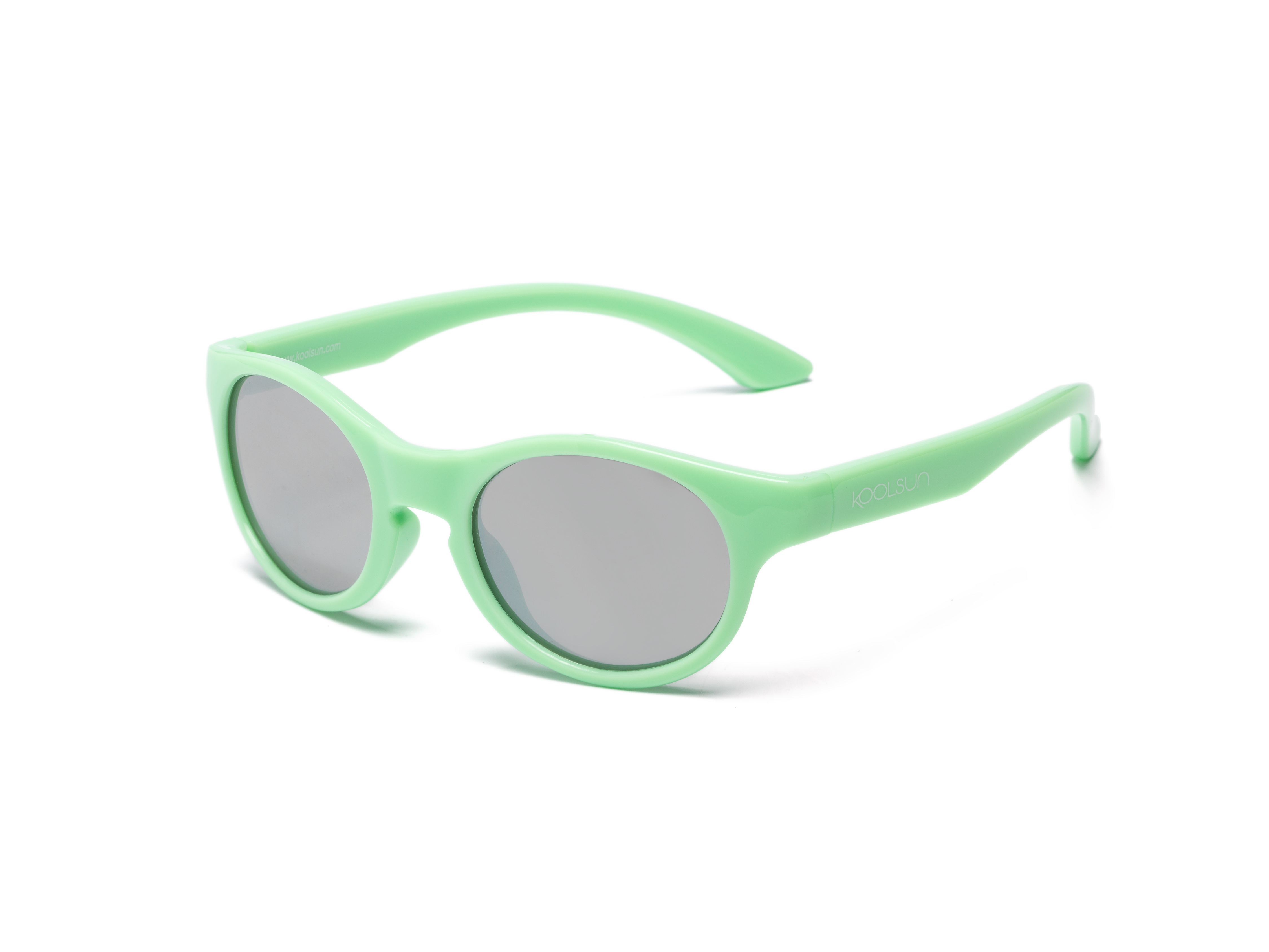 KOOLSUN Boston - Kids Sunglasses - Green Ash - 3-8 years