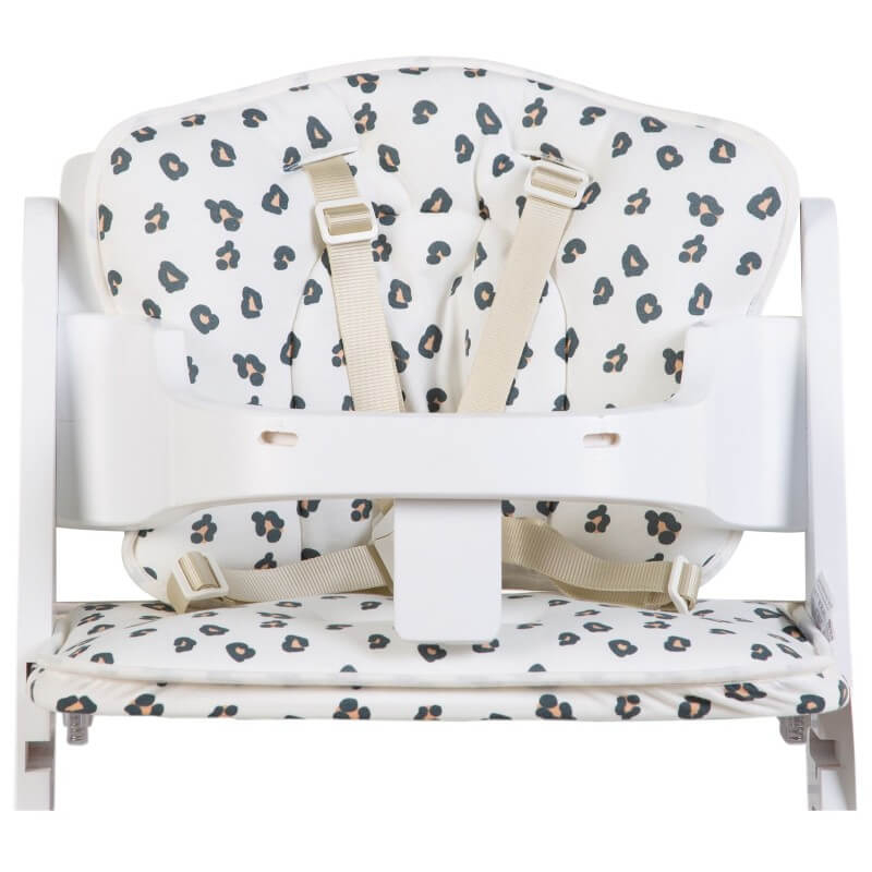 Childhome Lambda 3 Seat Cushion - Jersey, Leopard