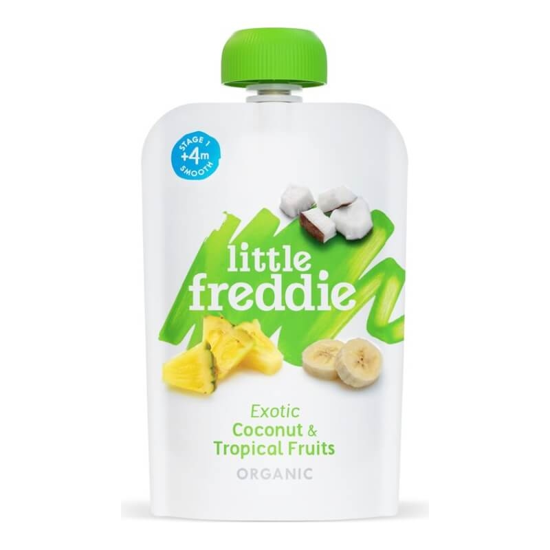 Little Freddie Organic Exotic Coconut & Tropical Fruits 100g (4 mos+)