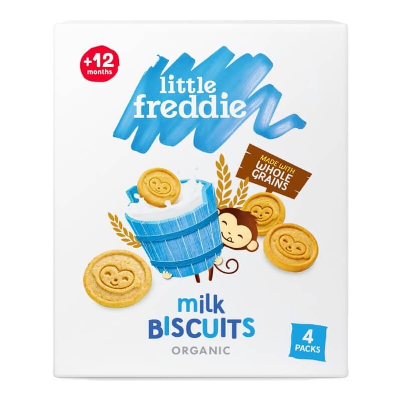 Little Freddie Organic Milk Biscuits (4 x 20g) (12 mos+)