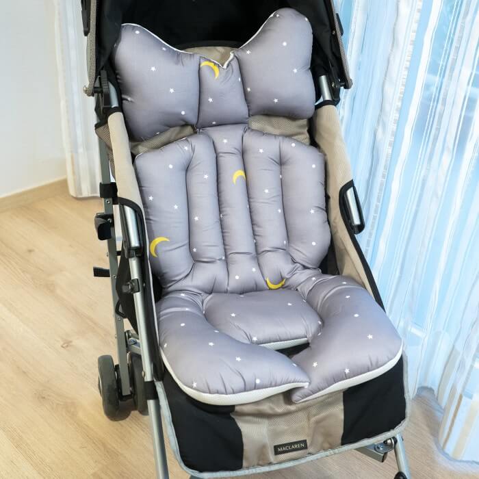 Little Seeds Stroller Pad - Goodnight Gray