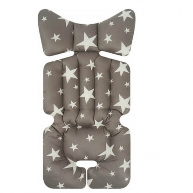 Little Seeds Stroller Pad - Milky Way Gray