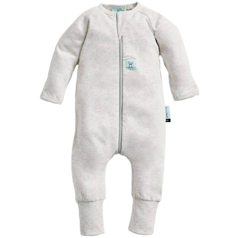 ergoPouch Long Sleeve Layer - Grey Marle - 0.2 Tog - 6-12m