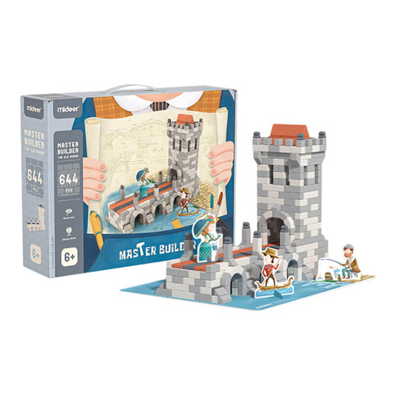 Mideer Master Builder - The Old Bridge 644-Pieces
