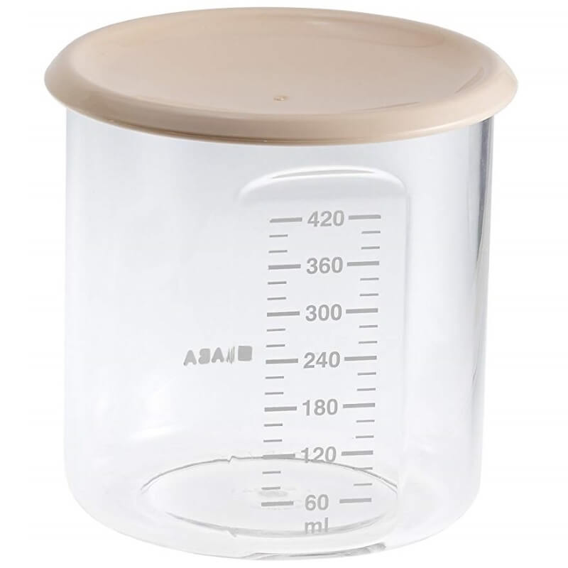 Beaba Maxi+ Portion Conservation Jar 420ml - Nude