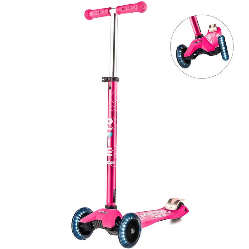 Micro Scooter Maxi Deluxe - Pink LED