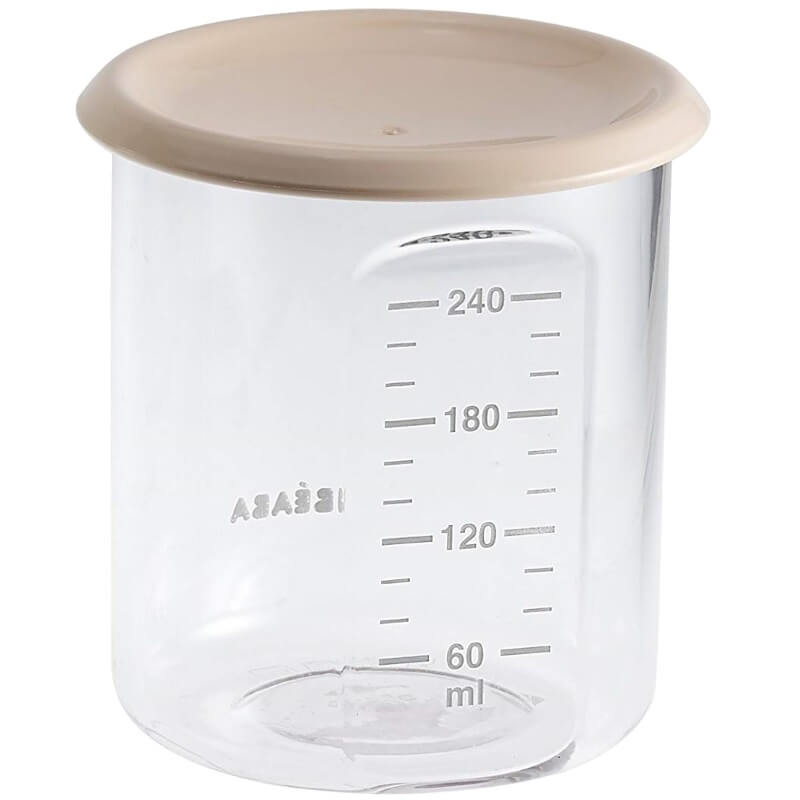 Beaba Maxi Portion Conservation Jar 240ml - Nude