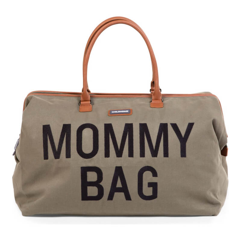 Childhome Mommy Bag Nursery Bag - Canvas - Khaki