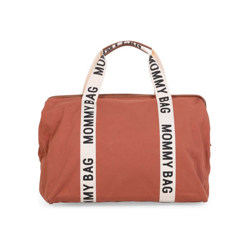 Childhome Mommy Bag Nursery Bag - Signature - Canvas - Terracotta
