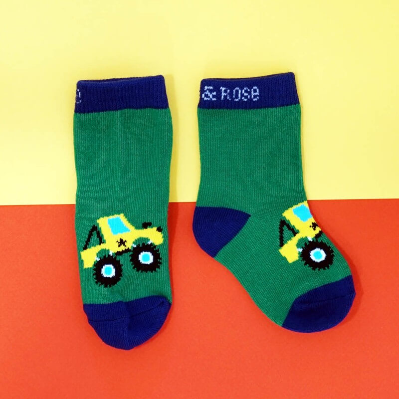 Blade & Rose Monster Truck Socks - 2-3 Years