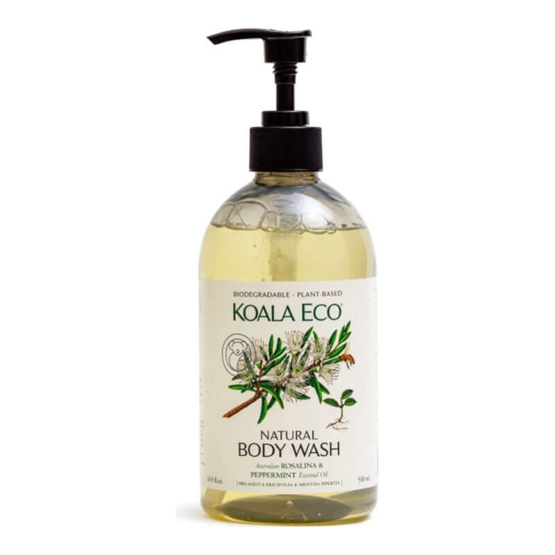 Koala Eco Natural Body Wash - Rosalina & Peppermint 500ml