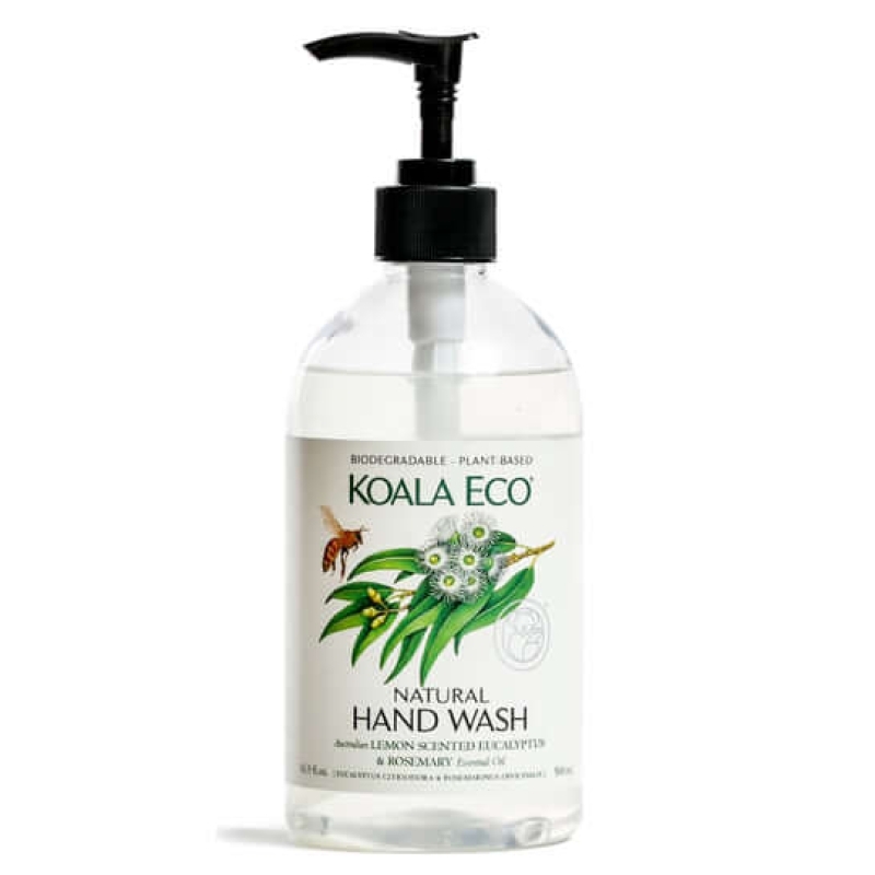 Koala Eco Natural Hand Wash - Lemon Scented Eucalyptus & Rosemary 500ml