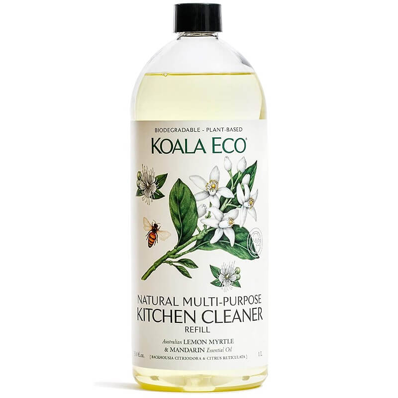 Koala Eco Natural Multi-Purpose Kitchen Cleaner - Lemon Myrtle & Mandarin 1L Refill