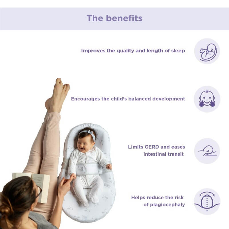 Red Castle | Cocoonababy Nest - White