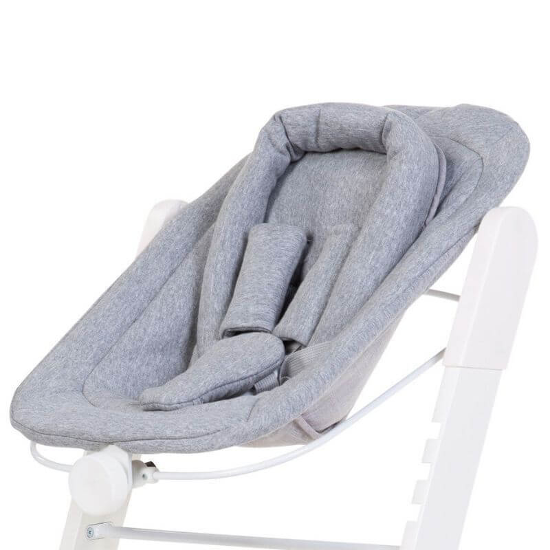 Childhome Newborn Seat for Evosit - Jersey / White Frame