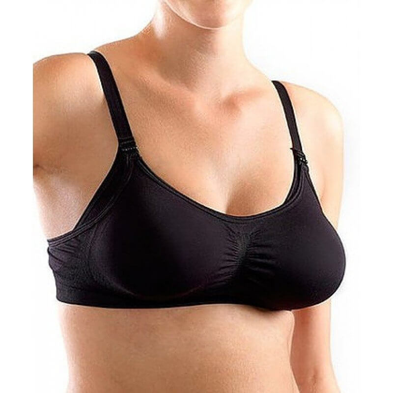 Cantaloop Nursing Bra with Foam Cups (Black) - Small