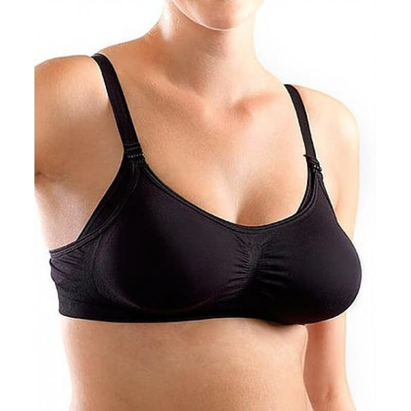 Cantaloop Nursing Bra with Foam Cups (Black) - X-Large