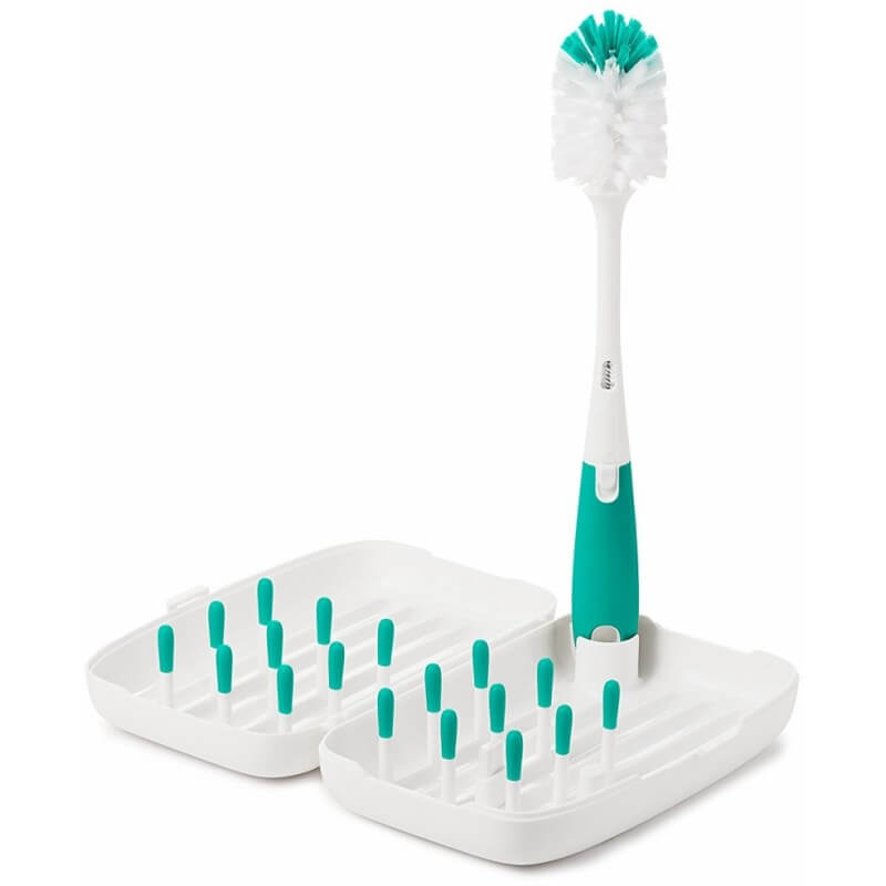 OXO Tot On-The-Go Drying Rack with Bottle Brush