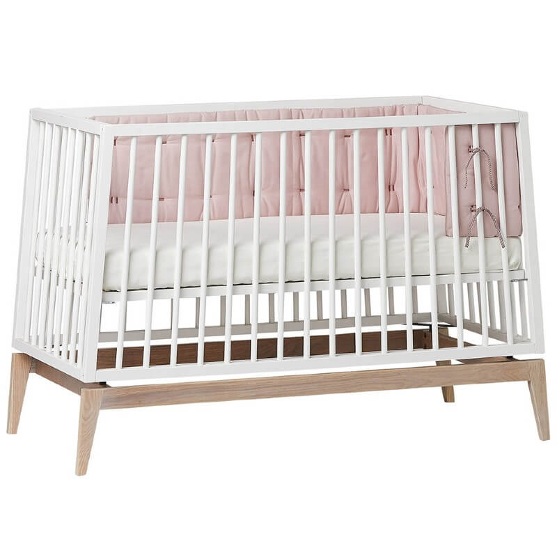 Leander Linea™ & Luna™ Baby Cot Bumper - Dusty Rose (Half Coverage)