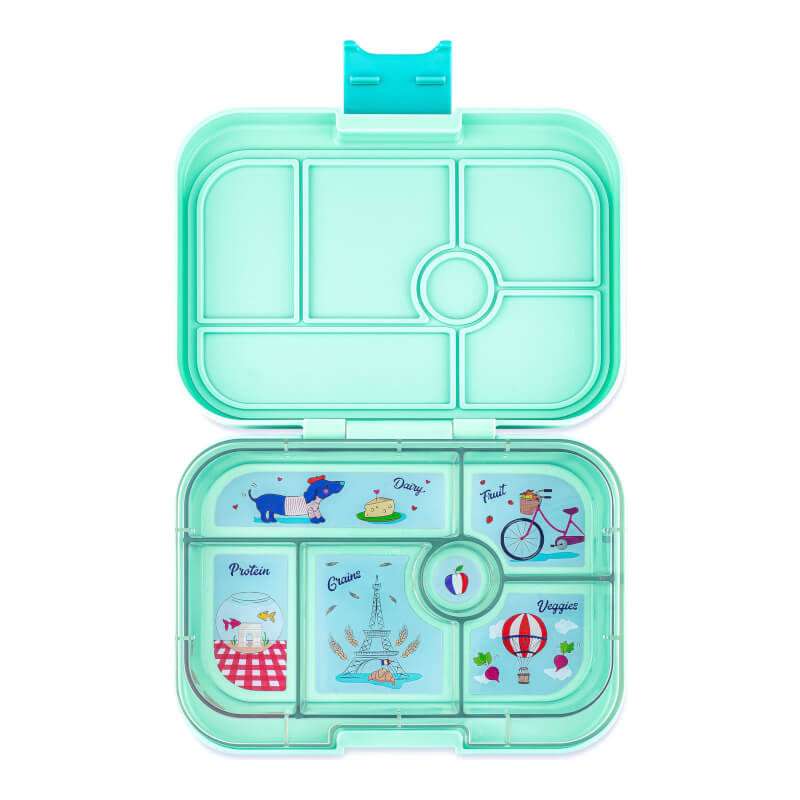 Yumbox Original - 6 compartment - Serene Aqua, Paris
