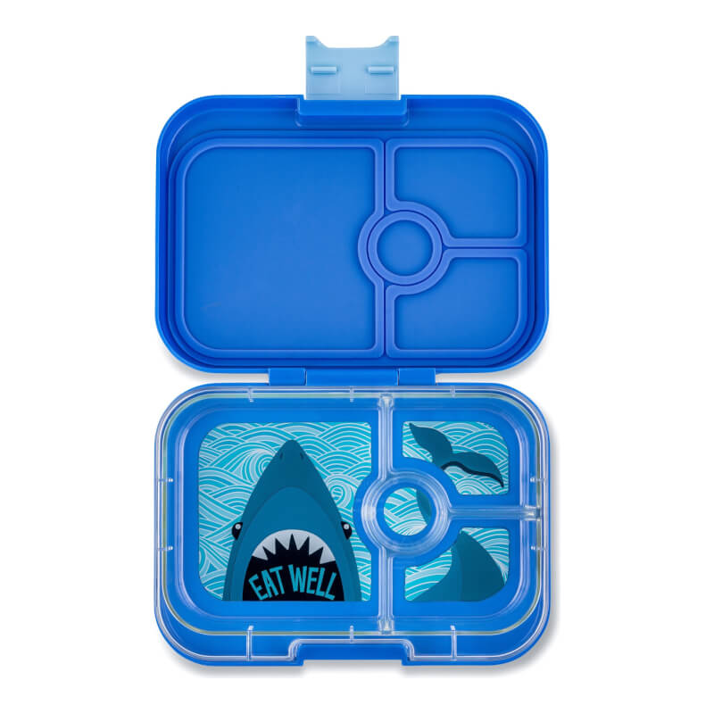 Yumbox Panino - 4 Compartment - Surf Blue, Shark