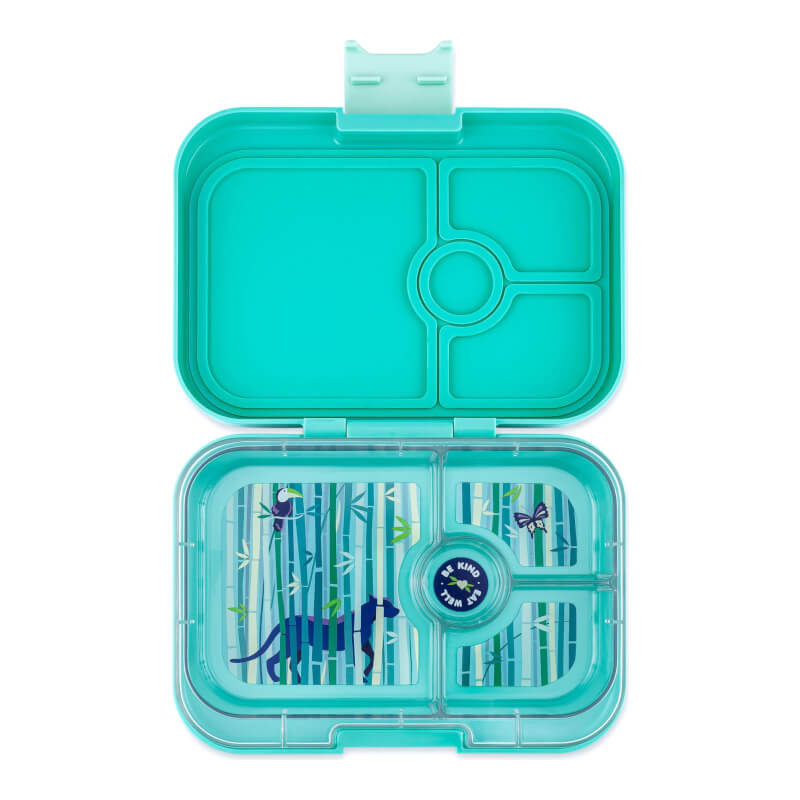Yumbox Panino - 4 Compartment - Tropical Aqua, Panther