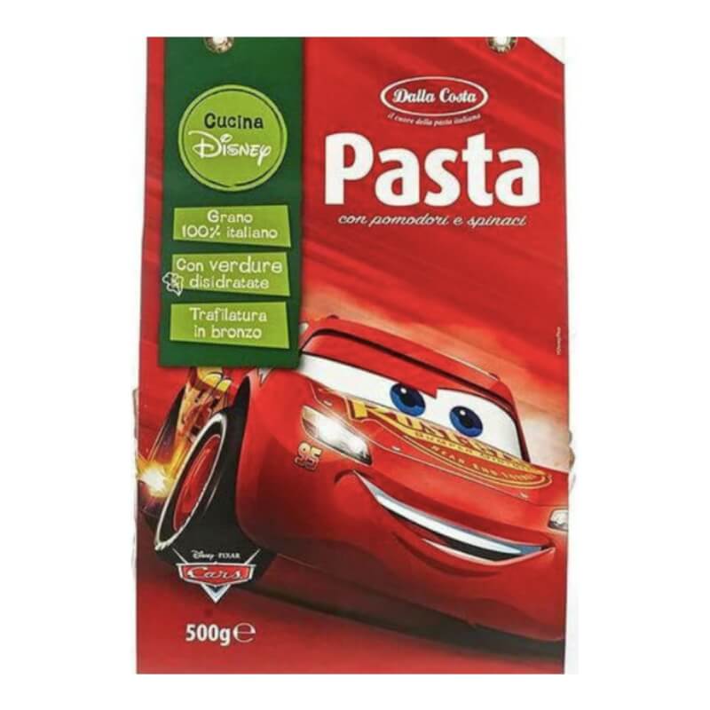 Dalla Costa Pasta with Tomato & Spinach 500g - Cars