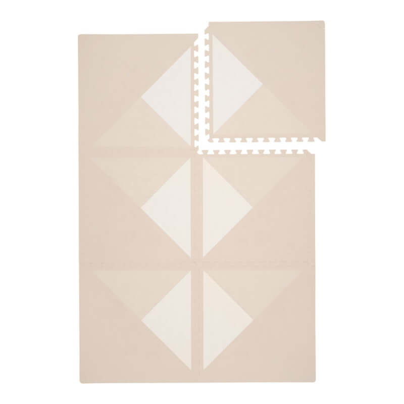 Toddlekind Premium Foam Playmats 120x180cm - Kyte Collection - Mocha