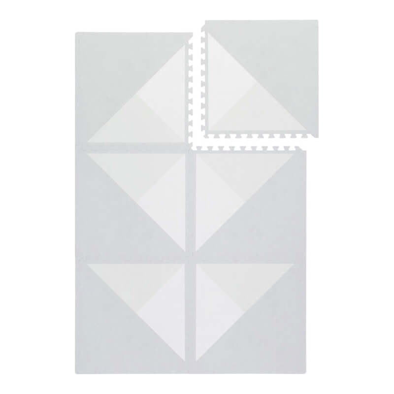 Toddlekind Premium Foam Play Mats 120x180cm - Kyte Collection - Storm
